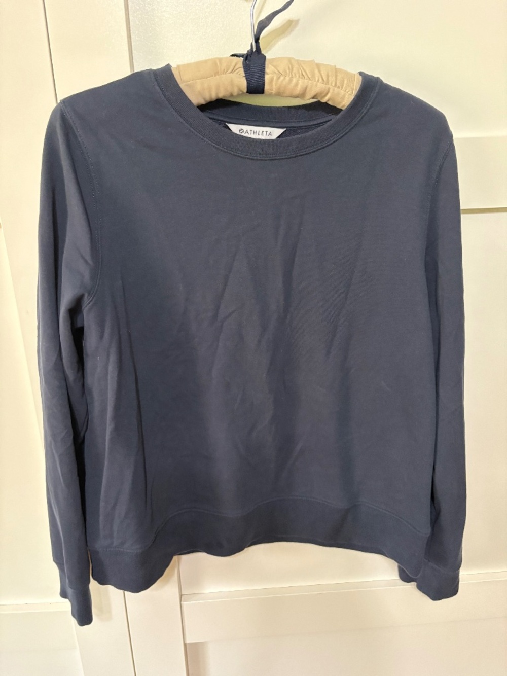 Athleta Navy crew neck sweatshirt